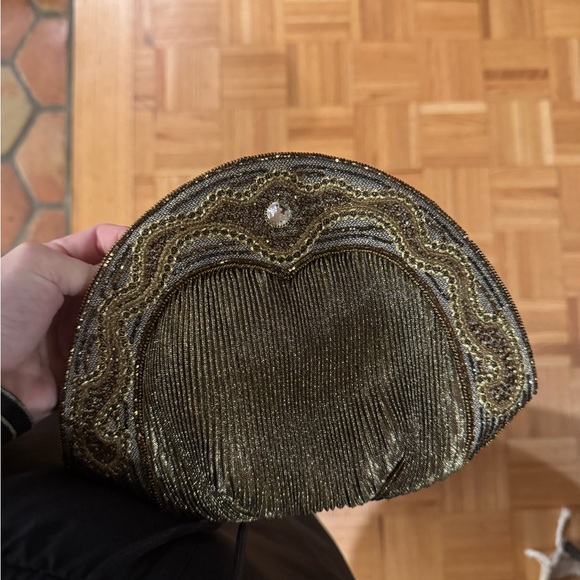 Vintage Delill 1950s beaded purse with satin lining in great condition - Picture 6 of 9